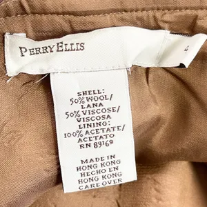 VTG 90s Perry Ellis Houndstooth‎ Skirt Womens 4 Academia Schoolgirl Classic thumbnail 6
