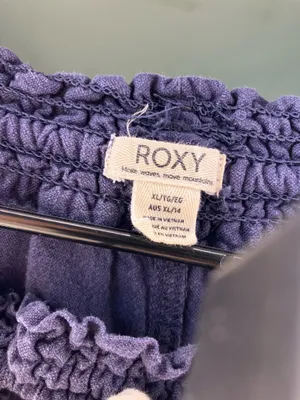 Roxy Pants Linen Beach Blue xl thumbnail 3