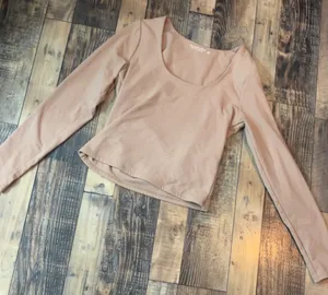 Abercrombie Long Sleeve Square Neck Top thumbnail 1