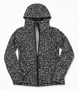 Lululemon Scuba Hoodie III Static Mist Black White Size 4 thumbnail 1
