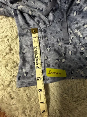 Lucky Brand 2 piece Blue Short-Sleeve Button Front Shortie Pajama set thumbnail 6
