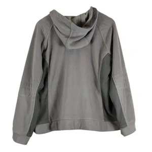 Free Country Fleece Jacket Womens XL Gray Full Zip Hooded Outdoor Hiking Warm thumbnail 3