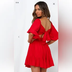 Hello Molly Red X Festival Dress Size Small thumbnail 5