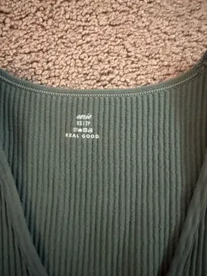 Aerie Top Cropped Tank Ribbed thumbnail 3