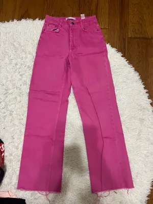 ZARA Jeans Pink thumbnail 1