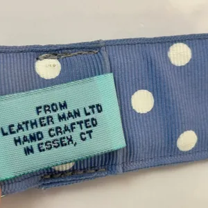 Eliza B Belt Polka Dot‎ Blue White D Ring Small thumbnail 4