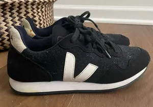 Veja Sdu Rec Flannel Sneakers Dark Blue 9 thumbnail 1
