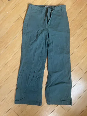 Old Navy Green High Rise Wide Leg Pants thumbnail 1