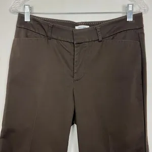Dockers Mid-Rise Curvy Brown Capri Pants Size 6 Cotton Stretch Y2K City Girl thumbnail 3