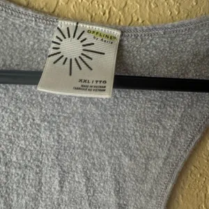 OFF LINE BY Aerie Heather Gray Tank Top thumbnail 7
