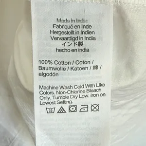 NWT J. Crew Sz L Coverup Shirt‎ Dress White BF771 Vacation 100% Organic Cotton thumbnail 9