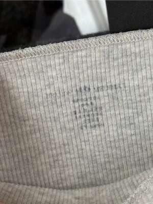 Brandy Melville crop John Galt Mayson Off-The-Shoulder Long Sleeve Top ribbed thumbnail 3