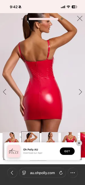 Oh Polly Latex dress thumbnail 2