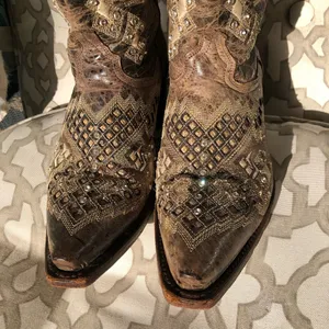 Golden Guns Studded Rhinestones Western 5664 Cowboy Boots 8 thumbnail 3