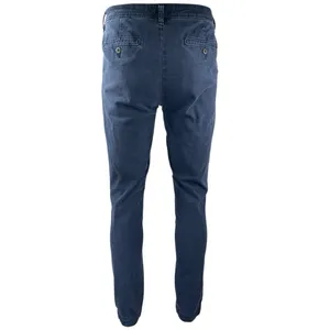 Aeropostale Men's Blue High Rise Skinny Chino Khaki Trousers Pants Size 30/34 thumbnail 3