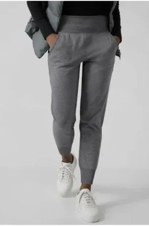 Athleta Heather Gray SCULPTEK Venice Mid Rise Jogger Pants 597888 W1437 Sz XS thumbnail 1