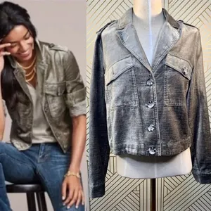 CAbi Sunday Topper Velvet Jacket‎ Style 3377 thumbnail 2
