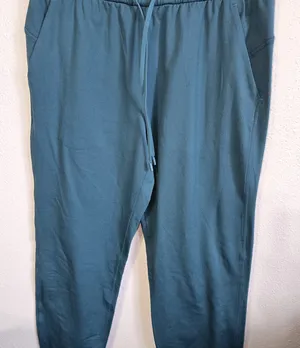 Lululemon Athletica Blue Track Pants with Elastic Waistband and Tapered Fit thumbnail 1