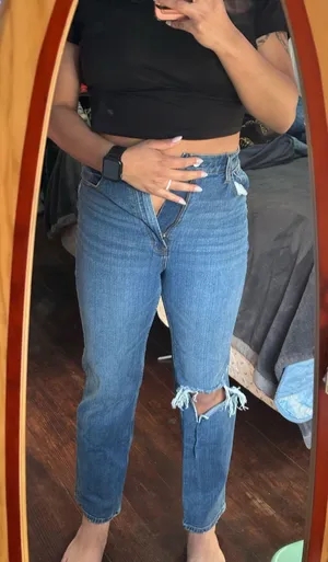 Abercrombie Jeans The Ankle Ultra High-Rise thumbnail 1