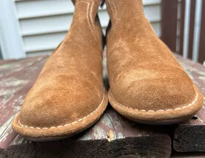 UGG Women's Bandara Suede Ankle Brown Zip Block Heel Boots/Bootie/Shoes|Size:9.5 thumbnail 16