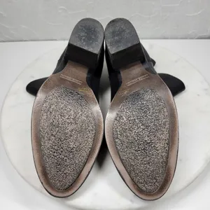Vince‎ Camuto Helyn Ankle Boots Womens 8.5 Black Soft Leather Pull On Block Heel thumbnail 7