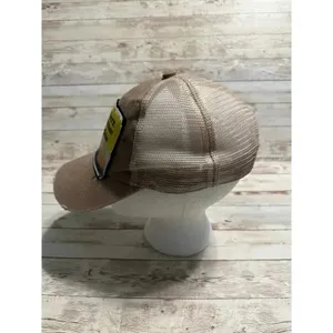 Southern Summer Nights Trucker Hat Snap Back Adjustable Tan thumbnail 2