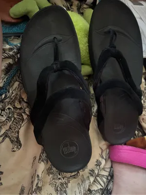 FitFlop Lulu toe-post sandals size 10 thumbnail 1