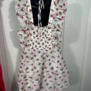 BUDDY LOVE Womens Maddison Ruffle Sleeves Short Dress Size Small EUC thumbnail 5