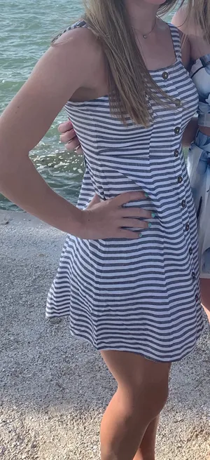 American Eagle Striped Dress thumbnail 2
