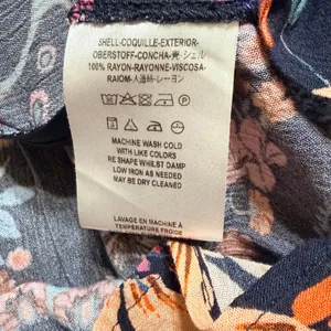 Free People Floral V-Neck Ruffle Mini Dress Tunic Navy Blue Pink Orange OB583849 thumbnail 7