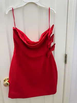 Red mini dress  thumbnail 4
