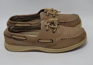 Croft & Barrow Women's Tan Boat Shoes Size 9M thumbnail 1