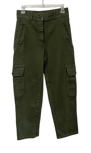 Wilfred‎ Free Aritzia Modern Cargo Pants Olive Green Utility Size 6 thumbnail 1