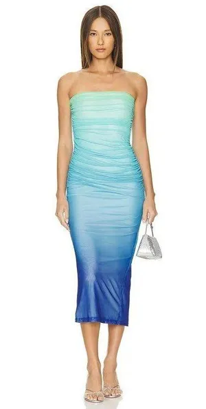 Runaway The Label Kendall Midi Dress New no tags Size XS thumbnail 1