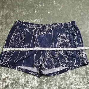 Mossimo Flowy Abstract Pattern‎ Shorts Blue Size L thumbnail 3