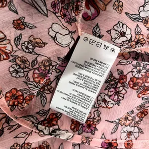 Parker & Rowe Pink Floral Midi Dress Sz S thumbnail 8
