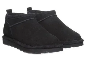 BearPaw Super Shorty Booties in Black, NWT, Size 7 thumbnail 1