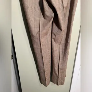 346 Brooks Brothers Women's Size 4 Wool Trousers Dress Pants Brown Tan Plaid thumbnail 7