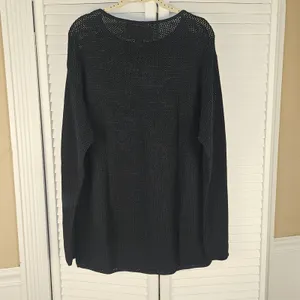 Harley Davidson Womens Black Embroidered Knit Logo‎ Sweater Medium thumbnail 2