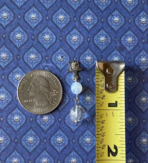 Handmade czech glass beads mix star dangle earrings 🌀⭐️💦 thumbnail 8