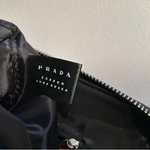 Prada Luna Rossa Unisex Black/Red Pouch thumbnail 4