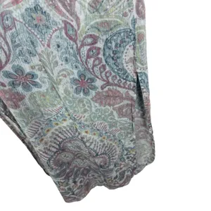 World Market Paisley Rayon‎ Kaftan Maxi Dress Size S/M Kimono Sleeve Boho Soft thumbnail 4