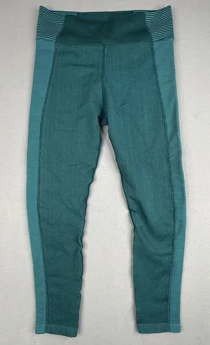OFFLINE By Aerie Leggings Womens XLT Teal Ribbed High Rise Activewear NWT thumbnail 1