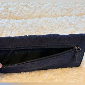 Vera Bradley Blue Quilted Fabric Clutch Pocket Book Wallet thumbnail 7