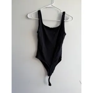 Babaton Womens Black Square Neck Tank Bodysuit Size S NSP‎ 01-01-1472-R SP23 thumbnail 3