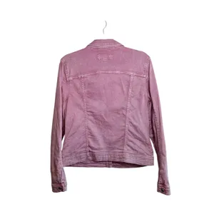 Maurices Blush Pink Denim Jacket Collared Button Front thumbnail 6