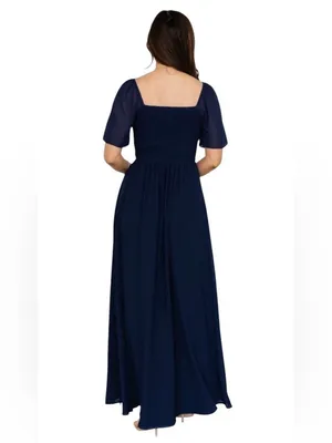 Baltic Born - NWT Sierra Sweetheart Navy Blue Maxi Dress Sz M thumbnail 2