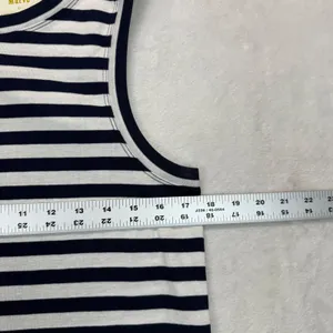 Maeve Anthropologie Striped Tank Top Sleeveless Casual Cotton Top Size Medium thumbnail 3