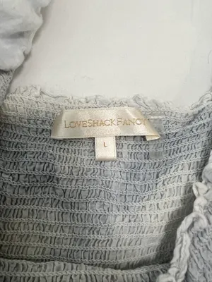 Love Shack Fancy Top Blue thumbnail 4