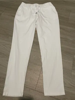 Ralph Lauren Women's White Drawstring sweatpants thumbnail 1